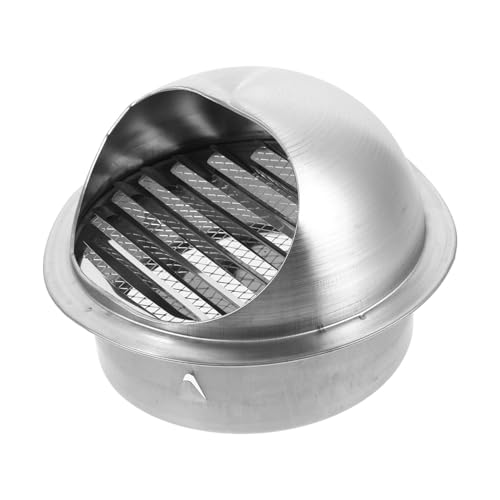 Kisangel Rundes Lüftungsgitter aus Edelstahl mit Wetterschutz Insekten Regenschutz Einfache Montage Geeignet für Abluftrohre von Bad Küche und Waschraum von Kisangel