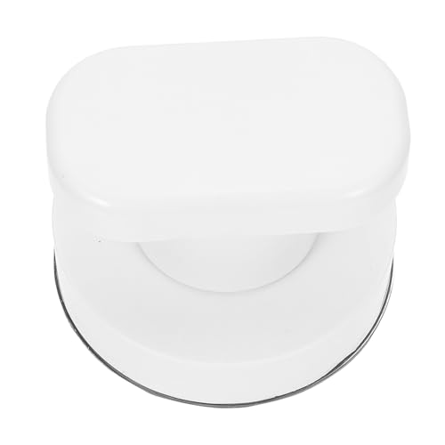 Kisangel Saughaltegriff Dusche Weiß Klein Saugnapf Türgriff ohne Bohren Glas Tür Handlauf Tragkraft Rutschfest für Bad Fenster Küche Hotel Büro von Kisangel