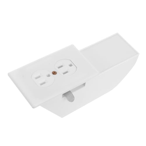 Kisangel Schlüsselkasten schlüssel Safe Box Schlüsselbox mit integriertem Safe Kreativität gefälschter Socket Schlüsselfall Simulation Du Safe mit versteckter Steckdose Wandsteckdose sicher von Kisangel