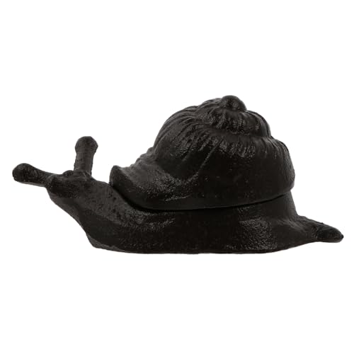 Kisangel Schneckenförmige Schlüsselbox aus Gusseisen für Garten und Außenbereich Dekorativer Schlüsselversteck Organizer Wetterfestes Schlüsselsafe für Ersatzschlüssel von Kisangel