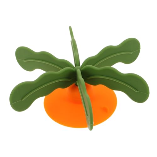 Kisangel Slow Feeder Hundenäpfe Einsatz Silikon Weicher Slow Feeder Einsatz Für Hundenäpfe Aus Edelstahl Glas Und Keramik Grün Und Orange von Kisangel