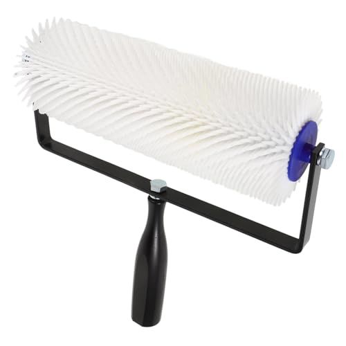 Kisangel Spiked Bodenroller Selbstnivellierender Entlüftungsroller zur Blasenentfernung für Epoxidharz bodenbeschichtung Langlebig und Einfach zu Verwenden von Kisangel