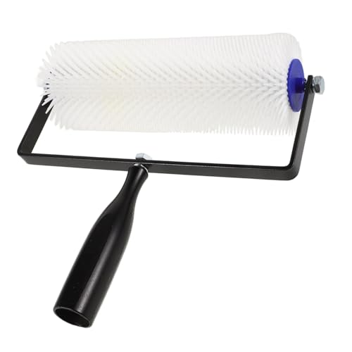 Kisangel Spiked Nail Roller Selbstnivellierender Zementroller Entlüftungswalze Dauerhaft Leicht Für Bodenfarbe Epoxidharz DIY Malerbedarf von Kisangel