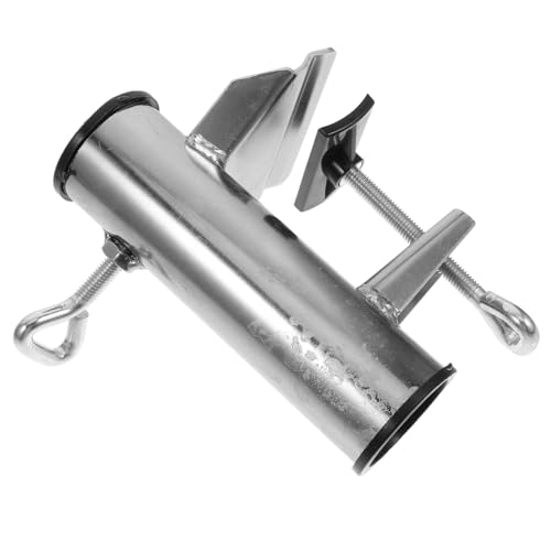 Kisangel Stabile Sonnenschirmhalterung Balkon aus Langlebigem Verstellbare Klammer für Festen Halt Leichter Tragbarer Parasol Clip Geeignet für Terrasse Strand und Garten von Kisangel