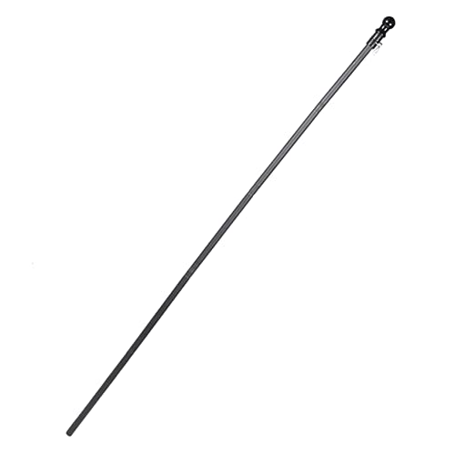 Kisangel Stabiles Gartenflaggenmast Rostfreiem Wetterfester Windfester Fahnenmast für Outdoor Dekoration und Feiertage mit Drehbarem Design von Kisangel