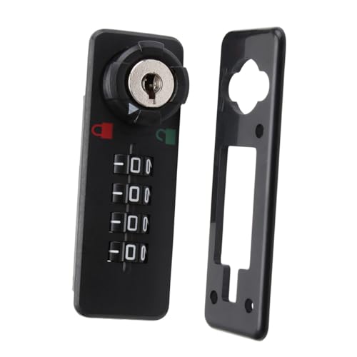 Kisangel Stelliges Mechanisches Zahlenschloss Abs Passwort Schloss für Briefkasten und Möbel Schwarz mit Kombinationen für Schränke Kästen und Spinde Einfach Robust und Sicher von Kisangel