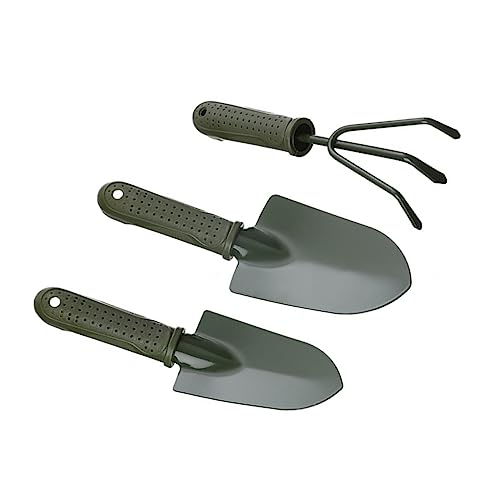 Kisangel Teiliges Gartenwerkzeug Set Gartenharke Schaufel Leicht und Robust Gartengeräte für Gartenliebhaber und Outdoor Pflanzarbeiten mit Ergonomischem Griff von Kisangel