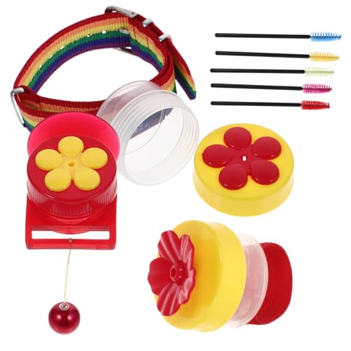 Kisangel Teiliges Tragbarer Handgelenkhalter Vogel Futterspender aus Kunststoff Kleines Leicht zu Reinigendes Wildvogelfutterhaus für Garten und Outdoor Attraktives Design zur von Kisangel