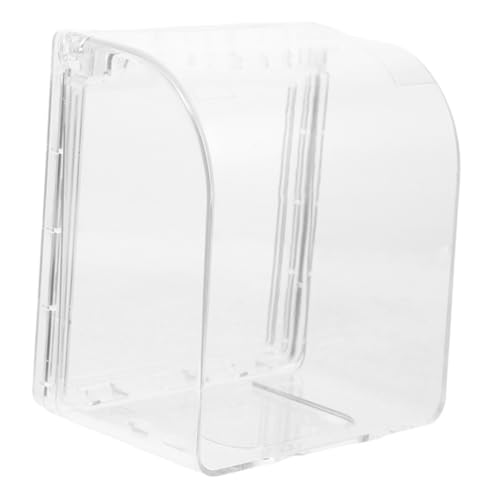 Kisangel Transparente Spritzwassergeschützte Steckdosenabdeckung mit Genauem Kabelauslass Wiederverwendbarer Steckdosenschutz für Innen Außenbereiche Einfache Bohrfreie Montage Geeignet von Kisangel