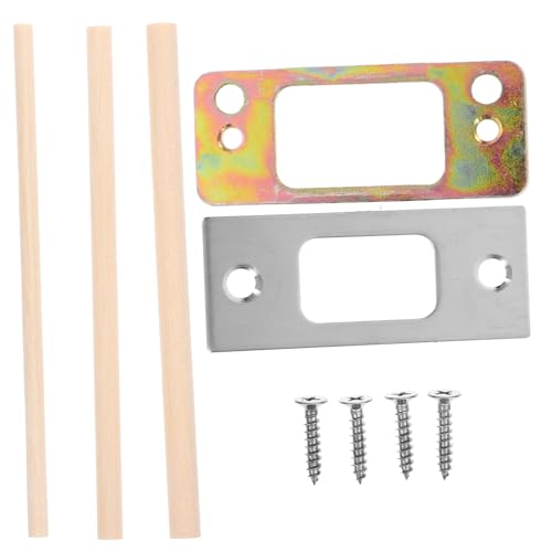 Kisangel Türschloss Mehrfachstahl Schlagplatte aus Metall Kompatibel mit Holztüren Rostfrei Vielseitig Einsetzbar mit Antiker Oberflächenbehandlung für Stilvolle Türveredelung Kisangel Türschloss Mehrfachstahl Schlagplatte aus Metall Kompatibel mit Holztüren Rostfrei Vielseitig Einsetzbar mit Antiker Oberflächenbehandlung für Stilvolle Türveredelung von Kisangel