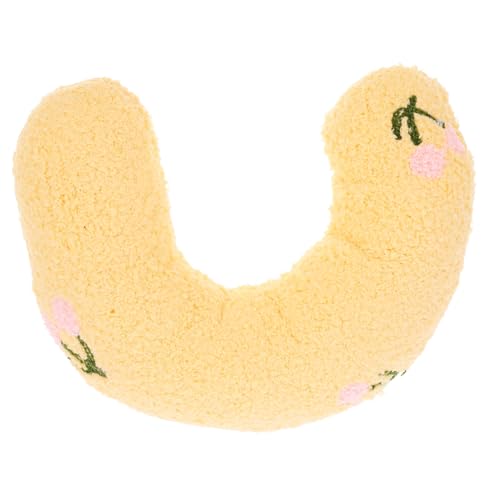 Kisangel U förmiges Katzenkissen für Nackenstütze Flauschiges Kuschelkissen Waschbares Schmusekissen Bequemes Kätzchenkissen zur Entlastung Langlebiges Katzen nackenkissen für Tiefen von Kisangel