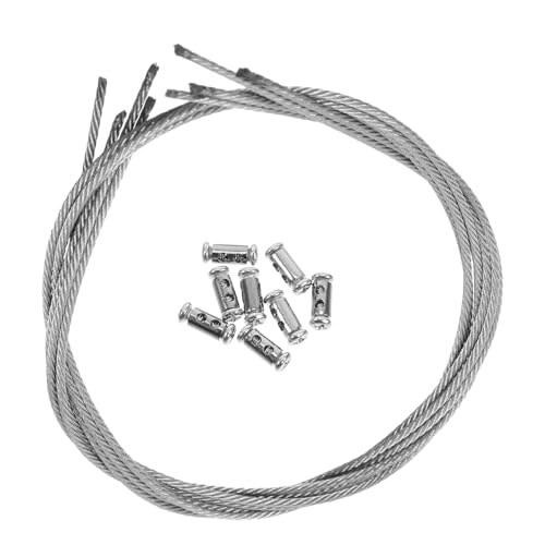 Kisangel Verstellbares Stahlseil aufhängesystem für Gepäck und Bilder mit Selbstsichernden Kabelhaltern Robustes Metall Einfach zu Montieren Flexibel für Reisekoffer und Aufbewahrung Kisangel Verstellbares Stahlseil aufhängesystem für Gepäck und Bilder mit Selbstsichernden Kabelhaltern Robustes Metall Einfach zu Montieren Flexibel für Reisekoffer und Aufbewahrung von Kisangel