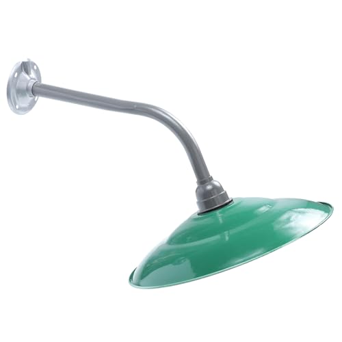 Kisangel Vintage Emaille Lampenschirm Wandmontage Retro Lampenabdeckung für Außenbereich und Flur Langlebiger Dekorativer Lampenschirm mit Diffusem Warmem Licht Passend für Kleine Gebogene von Kisangel