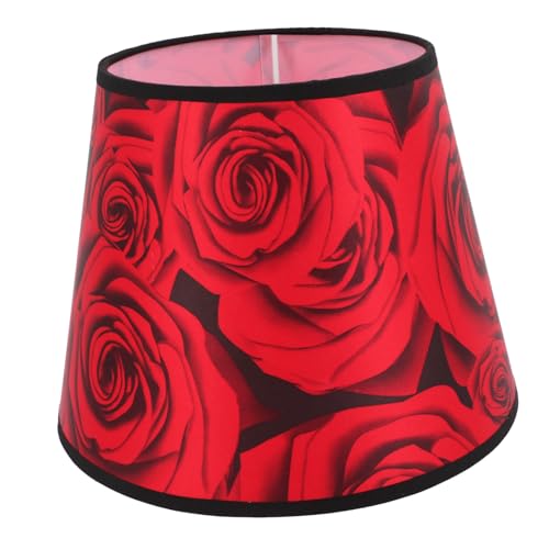 Kisangel Vintage Lampenschirm Fassung Kleines Robustes Barrel Design Lichtundurchlässiger Lampenbezug für Schreibtisch Nachttisch Stehlampen Einfache Montage Langlebiges Leinenmaterial von Kisangel