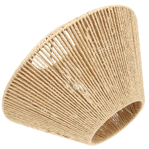 Kisangel Vintage Lampenschirm aus Papierseil Geflochten Stabiler Deckenlampenschirm im Zen stil Rustikale Hängelampe für Esszimmer Wohnzimmer Restaurant Boho Dekoration Kisangel Vintage Lampenschirm aus Papierseil Geflochten Stabiler Deckenlampenschirm im Zen stil Rustikale Hängelampe für Esszimmer Wohnzimmer Restaurant Boho Dekoration von Kisangel