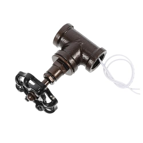 Kisangel Vintage Steampunk Stop Valve Lampe aus Robustem mit Kabel Retro Rohr lichtschalter Installieren für Industrielle und Badezimmerbeleuchtung Kisangel Vintage Steampunk Stop Valve Lampe aus Robustem mit Kabel Retro Rohr lichtschalter Installieren für Industrielle und Badezimmerbeleuchtung von Kisangel