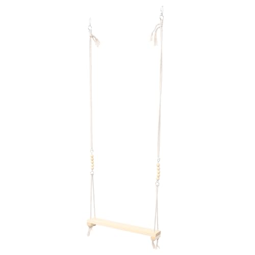 Kisangel Vogelspielzeug Holzschaukel mit Leiter für Papageien Hennen Hähne Sitzstange Spielplatz Kauspielzeug für Kleine bis Mittlere Vögel zum Klettern und Schaukeln Kisangel Vogelspielzeug Holzschaukel mit Leiter für Papageien Hennen Hähne Sitzstange Spielplatz Kauspielzeug für Kleine bis Mittlere Vögel zum Klettern und Schaukeln von Kisangel