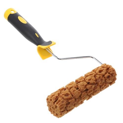 Kisangel Wand farbroller mit Texturmuster Wiederverwendbarer Schwammroller für Wanddekor Einfach zu Reinigen Praktisches Malwerkzeug für DIY wandgestaltung und Kunstprojekte von Kisangel