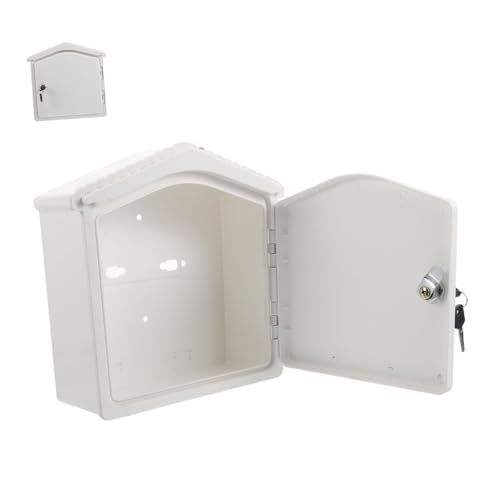 Kisangel Wandmontierte Milchbox mit Schlüsselverschluss Platzsparende Aufbewahrung für Frische Milch Briefe und Kleine Pakete Design für Zuhause oder Büro Kisangel Wandmontierte Milchbox mit Schlüsselverschluss Platzsparende Aufbewahrung für Frische Milch Briefe und Kleine Pakete Design für Zuhause oder Büro von Kisangel