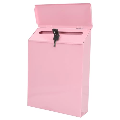 Kisangel Wandmontierter Briefkasten Schloss Multifunktionaler Postkasten in Vintage Stil Praktische und Einfache Installation Wetterfest als Home Accessory für Sichere Postaufbewahrung Kisangel Wandmontierter Briefkasten Schloss Multifunktionaler Postkasten in Vintage Stil Praktische und Einfache Installation Wetterfest als Home Accessory für Sichere Postaufbewahrung von Kisangel