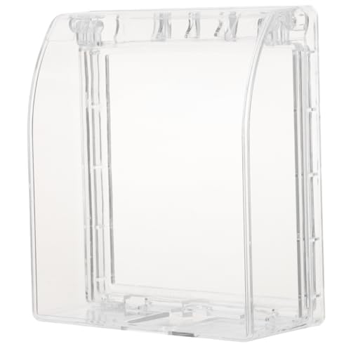 Kisangel Wasserdichte Transparente Klingelschutzhülle aus Robustem Kunststoff Wetterfeste Regenabdeckung für Außen Innenbereich Schützt Türglocken und Zutrittskontrollgeräte Zuverlässig von Kisangel