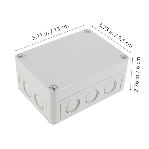 Kisangel Wetterfeste Abs Anschlussdose Außen für Kabelschutz Projekt verteilerkasten Stabile Elektrische Verteilerdose Einfache Montage Sichere Kabelverbindung Kisangel Wetterfeste Abs Anschlussdose Außen für Kabelschutz Projekt verteilerkasten Stabile Elektrische Verteilerdose Einfache Montage Sichere Kabelverbindung von Kisangel