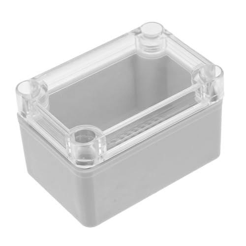 Kisangel Wetterfeste Transparente Aufputz verteilerdose aus Abs Kunststoff mit Schrauben für Außenbereich Elektronikprojekte und Wifi Timer Anschluss Kisangel Wetterfeste Transparente Aufputz verteilerdose aus Abs Kunststoff mit Schrauben für Außenbereich Elektronikprojekte und Wifi Timer Anschluss von Kisangel