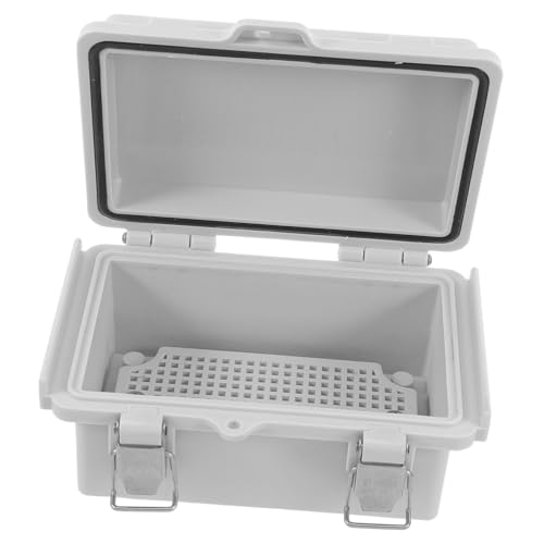 Kisangel Wetterfeste Verteilerdose Kunststoffgehäuse mit Großem Innenraum Schutz für Außenbereich Vielseitige Elektrobox für Sichere Kabelverbindungen und Steuerungssysteme von Kisangel