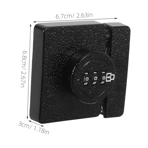 Kisangel Zahlenschloss Schranktüren Robustes Schnelles Schlüsselloses Kabinett-passwortschloss für Faltbare Schranktüren Sicher Leicht zu Bedienen Schwarz Kisangel Zahlenschloss Schranktüren Robustes Schnelles Schlüsselloses Kabinett-passwortschloss für Faltbare Schranktüren Sicher Leicht zu Bedienen Schwarz von Kisangel
