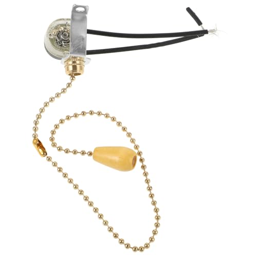 Kisangel Zugschalter für Deckenlampe Pull Chain Lampenschalter Ersatz für Tisch Pendel Wandleuchten Langlebiger Isolierter Lampen schalter zum Einfachen Austausch und Sicherer Nutzung von Kisangel