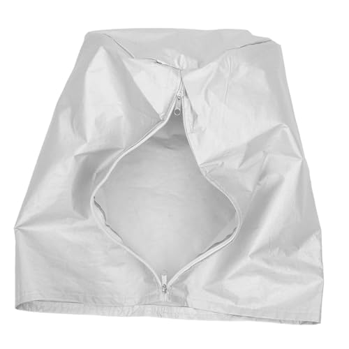 Kisangel wasserdichte Gasflaschenschutzhülle Silber mit Seitlichem Reißverschluss für Zylinder Wetterfeste Staubdichte Oxford-abdeckhaube für Küchen Outdoor-Einsatz von Kisangel