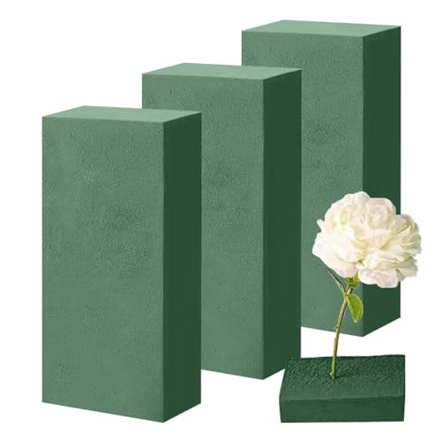 Kisbeibi 3 teiliger Blumenschaumstoffblöcke, grün, absorbiert Wasser, Blumenschaumstoff, künstliche Blumenarrangements, Floristenbedarf für Heimwerker, Kunst, Handwerk und Hochzeiten(22.5x10.5x7cm) Kisbeibi 3 teiliger Blumenschaumstoffblöcke, grün, absorbiert Wasser, Blumenschaumstoff, künstliche Blumenarrangements, Floristenbedarf für Heimwerker, Kunst, Handwerk und Hochzeiten(22.5x10.5x7cm) von Kisbeibi