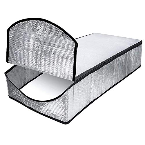 Kisbeibi Attic Stairs Isolierung Abdeckung für Pull Down Stairway, Attic Door Isolierung Abdeckung Feuerfest Wasserdicht mit einfachem Reißverschluss von Kisbeibi