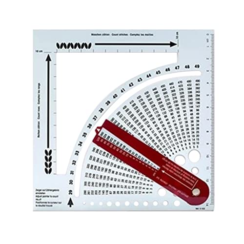 Stitch Counter Knitting Calculator - Knitting Gauge Converter Accessories Weave Craft Sewing Knitting Calculator Sweater Ruler Counting Frame, Tension Calculator Tool Stitch Counter Knitting Calculator - Knitting Gauge Converter Accessories Weave Craft Sewing Knitting Calculator Sweater Ruler Counting Frame, Tension Calculator Tool von Kisbeibi
