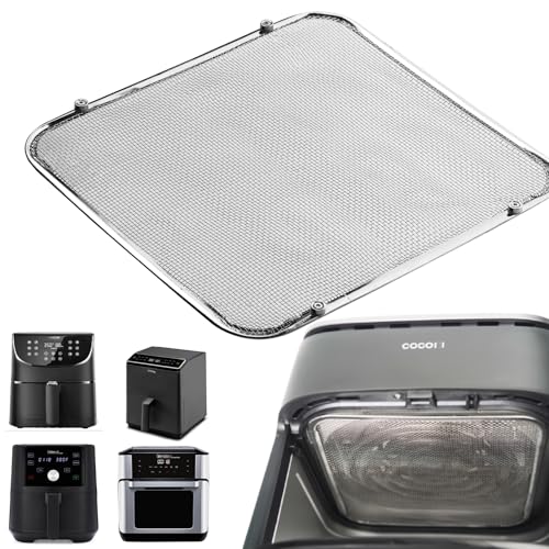 Kispog Spritzschutz für Luftfritteuse: Edelstahl magnetisch – stoppt das Brennen der Heizspule und Korrosion und Gerüche – passt sofort/Cosori 5,8–12 QT von Kispog