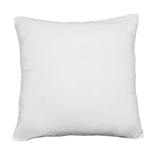 Kissenfüllung Polyester Füllkissen weiß Innenkissen für Dekokissen weiches Kopfkissen Sofakissen Inlett waschbares Innenkissen Couchkissen (50x50cm) von Kissenfüllung