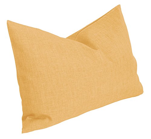 Kissenbezug 30x50 cm gelb mit Reißverschluss Struktur Leinenoptik Kissen für Sofa Wurfkissen Kissenbezug 30x50 cm gelb mit Reißverschluss Struktur Leinenoptik Kissen für Sofa Wurfkissen von Kissenhülle