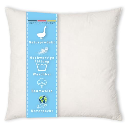 Kissenoutlet24 Federkissen 20x20cm Füllung 80g Bezug Baumwolle Farbe Creme Made in Germany Kissenoutlet24 Federkissen 20x20cm Füllung 80g Bezug Baumwolle Farbe Creme Made in Germany von Kissenoutlet24