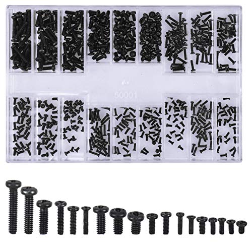 Kissral Schrauben Set 500 Stück M1.2 M1.4 M2 Schrauben Computerschrauben für Universal Laptop PC Computer Reparatur Zubehör mit Aufbewahrung flach Fall Box Kissral Schrauben Set 500 Stück M1.2 M1.4 M2 Schrauben Computerschrauben für Universal Laptop PC Computer Reparatur Zubehör mit Aufbewahrung flach Fall Box von kissral