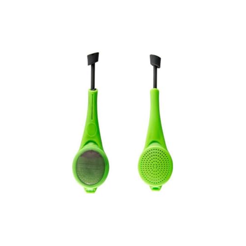 2 Stück Teesieb für Losen Tee, Push Typ Teeei für Losen Tee, Teesieb aus Edelstahl, Teebrüher mit Ausdrücker, Silikon Tee-Ei für Brühen, Umrühren Auspressen 2 Stück Teesieb für Losen Tee, Push Typ Teeei für Losen Tee, Teesieb aus Edelstahl, Teebrüher mit Ausdrücker, Silikon Tee-Ei für Brühen, Umrühren Auspressen von Kisstta