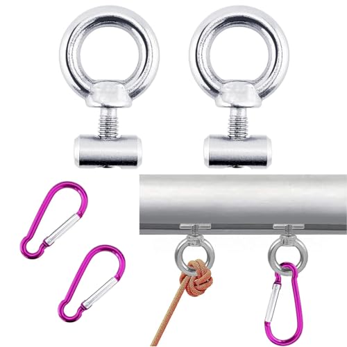 Stopper für Kederschiene, Kederleiste Haken, Kederhaken, 6mm Edelstahl Markisenhaken Kederstopper mit Karabiner für Caravan, Wohnmobil, Wohnwagen, Campervan, Boot, Camping Zelt (1) von Kisstta