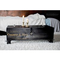 Couchtisch Holzkiste Frachtkiste Holztruhe Mit Rollen "Connor & Jack" Couchtisch Holzkiste Frachtkiste Holztruhe Mit Rollen "Connor & Jack" von KistenJack