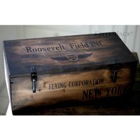 Holzkiste Frachtkiste Weinkiste Aufbewahrungsbox "Roosevelt" von KistenJack