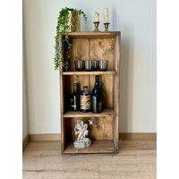 Weinregal ~ Vintage Hausbar Weinschrank Regal von KistenJack