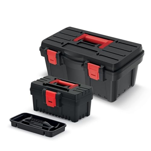 Kistenberg 2in1 Multifunktions-Werkzeugkoffer-Set schwarz und rot KDRS5025N Kistenberg 2in1 Multifunktions-Werkzeugkoffer-Set schwarz und rot KDRS5025N von Kistenberg
