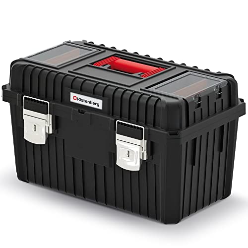 Kistenberg Werkzeugkoffer Werkzeugkiste Werkzeugkasten Werkstattkiste Werkzeugbox (inklusive Organizer im Deckel, 1x Träger, Kunststoffgriff, Ladefähigkeit bis 25 kg, Abmessungen: 585 x 360 x 337 mm) Kistenberg Werkzeugkoffer Werkzeugkiste Werkzeugkasten Werkstattkiste Werkzeugbox (inklusive Organizer im Deckel, 1x Träger, Kunststoffgriff, Ladefähigkeit bis 25 kg, Abmessungen: 585 x 360 x 337 mm) von Kistenberg