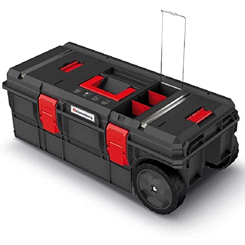 Rollende Werkstatt Werkzeugkasten Werkzeugkiste Werkzeugwagen Werkzeugbox mit Trennwänden Ladefähigkeit bis 50 kg Kunststoff 795 x 380 x 307 mm Modulserie X-Block Rollende Werkstatt Werkzeugkasten Werkzeugkiste Werkzeugwagen Werkzeugbox mit Trennwänden Ladefähigkeit bis 50 kg Kunststoff 795 x 380 x 307 mm Modulserie X-Block von Kistenberg