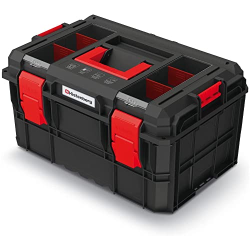 Werkzeugbox Werkzeugkasten Kunststoff Trennwände Druckbelastbarkeit bis 120 kg Toolbox Modular X-LOG 546 x 380 x 307 mm Werkzeugbox Werkzeugkasten Kunststoff Trennwände Druckbelastbarkeit bis 120 kg Toolbox Modular X-LOG 546 x 380 x 307 mm von Kistenberg