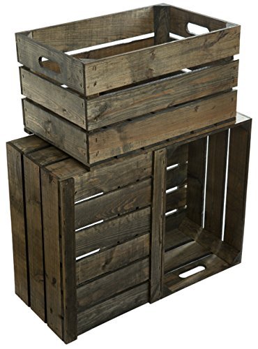 3er Set neue dunkle stabile Obstkiste "schwarzgrün"- Stiege, aus dem Alten Land +++ Natur 54x35x30 cm 3er Set neue dunkle stabile Obstkiste "schwarzgrün"- Stiege, aus dem Alten Land +++ Natur 54x35x30 cm von Kistenkolli Altes Land