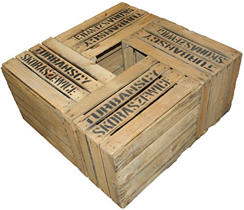 4er set massive Obstkiste Apfelkiste Weinkiste aus dem Alten Land +++ 49 x 42 x 31 cm (GEBRAUCHT TS) von Kistenkolli Altes Land